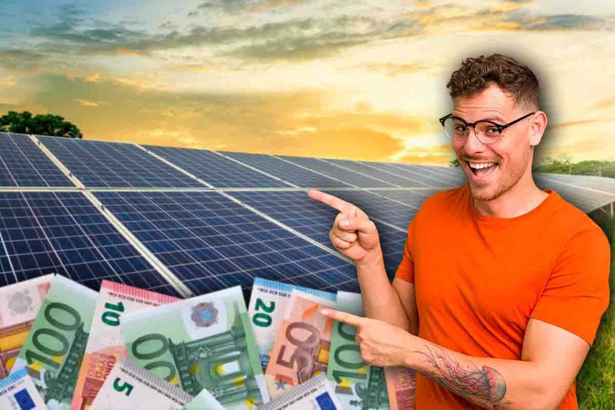 L'energia dei pannelli fotovoltaici viene venduta